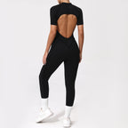 Zipper Back Bodysuit