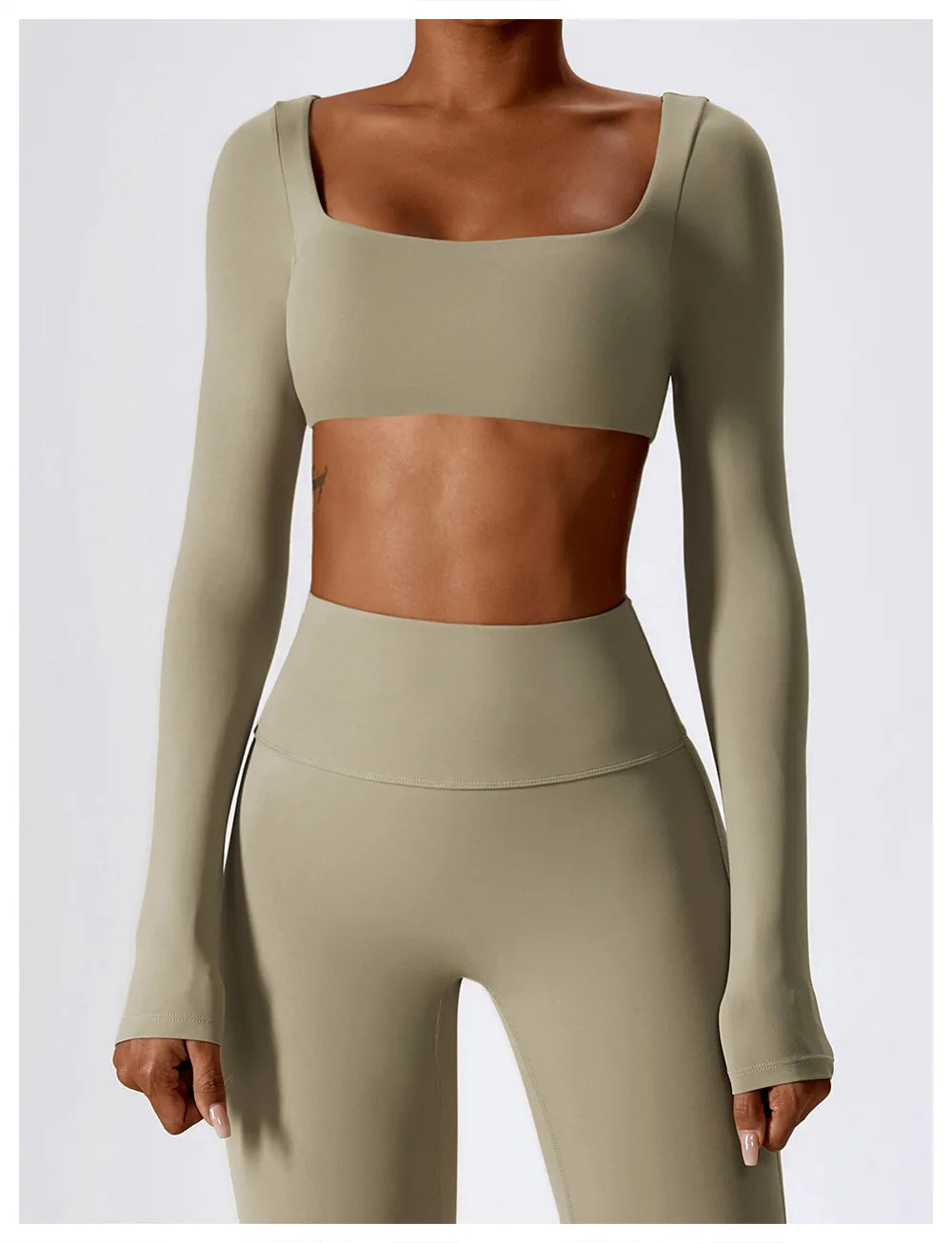Long Sleeve Crop Top
