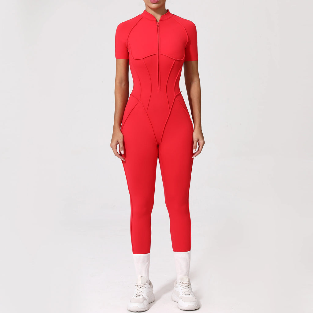 Zipper Back Bodysuit