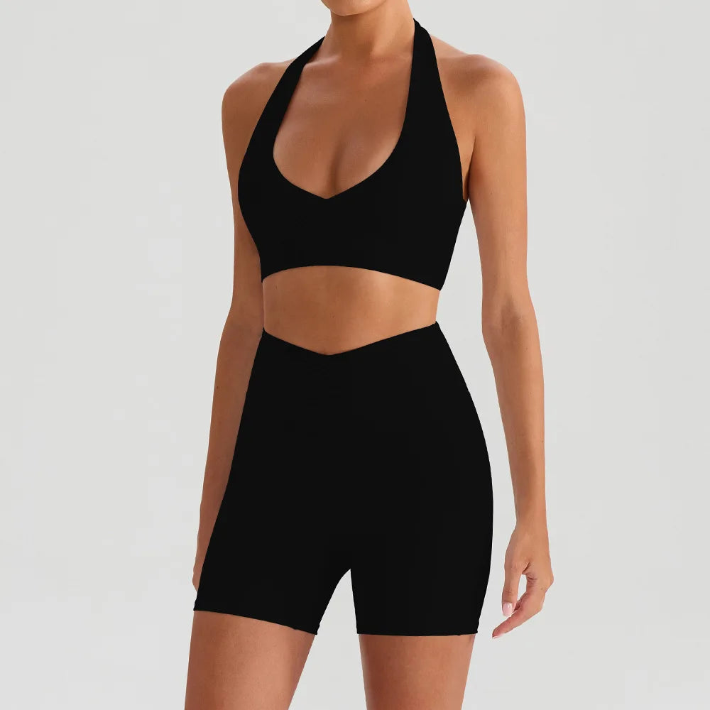 Yoga Bra & Flare Set