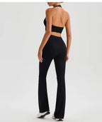 Yoga Bra & Flare Set