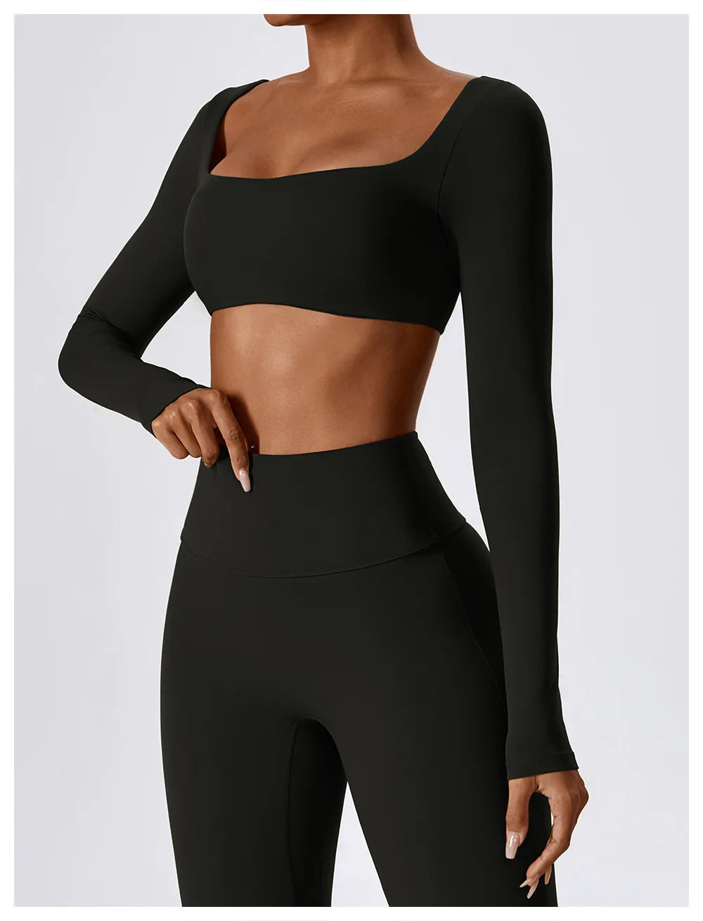 Long Sleeve Crop Top