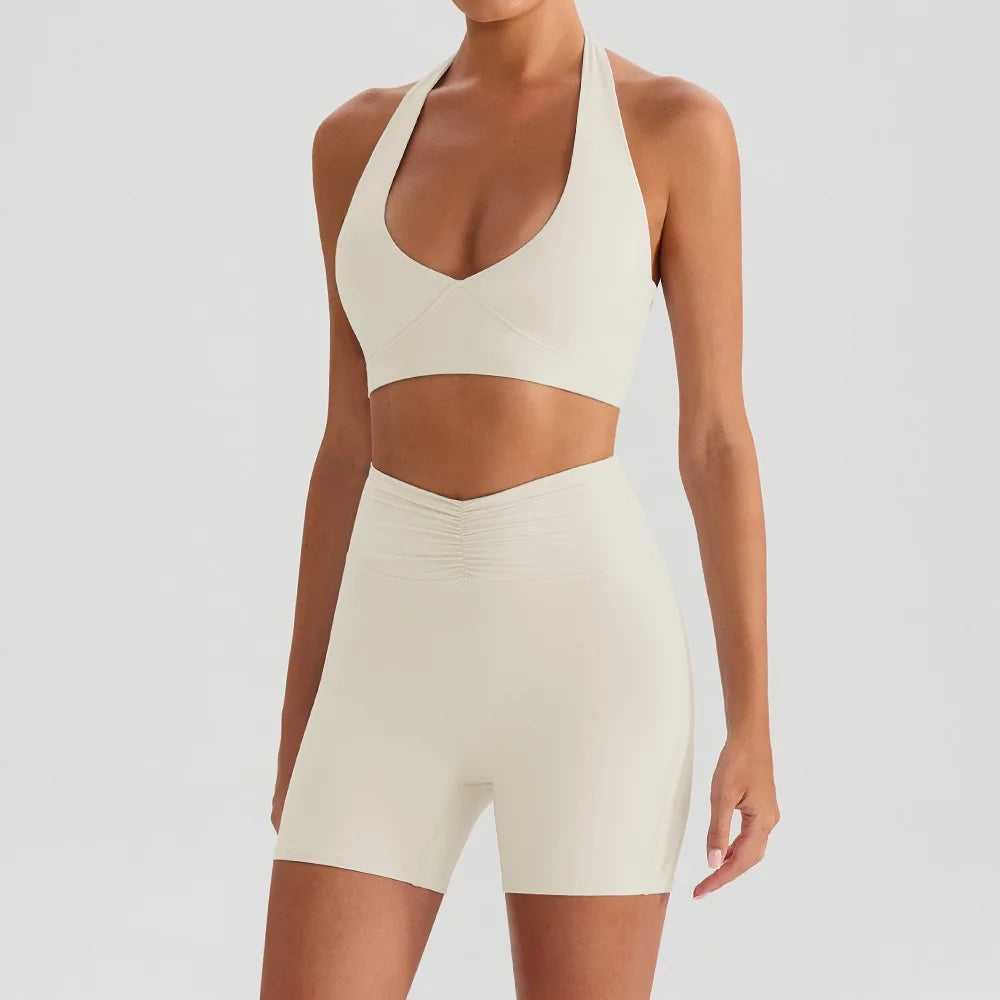 Yoga Bra & Flare Set