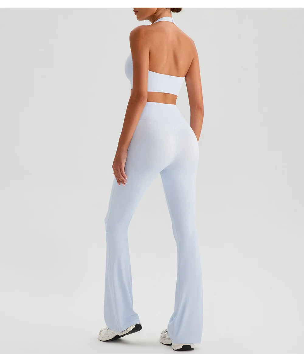Yoga Bra & Flare Set
