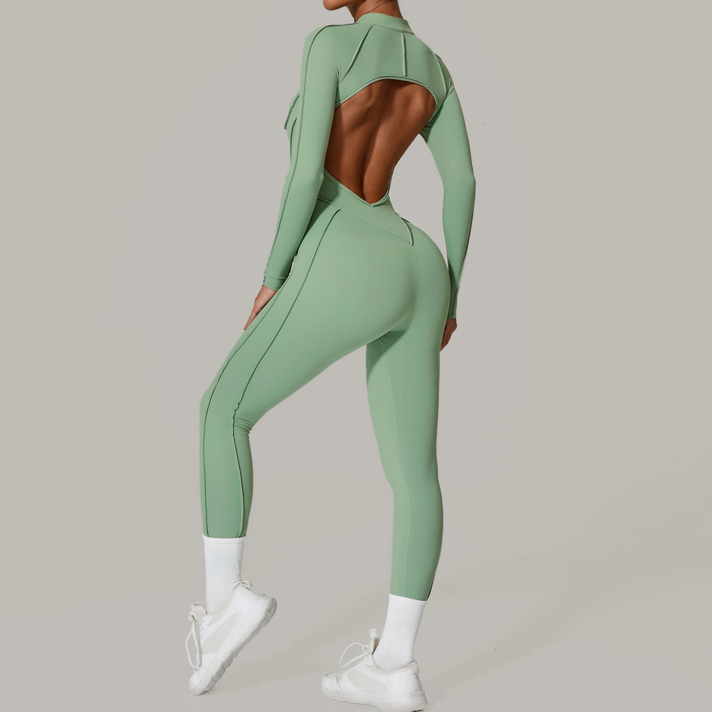 Backless Yoga Jumpsuit