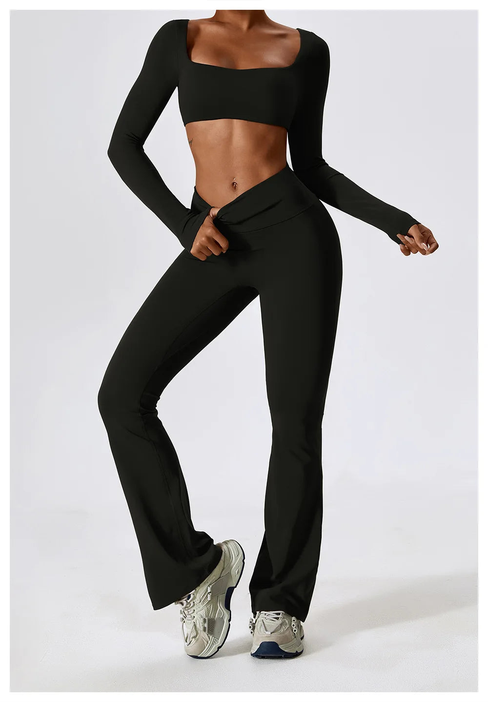 Long Sleeve Crop Top