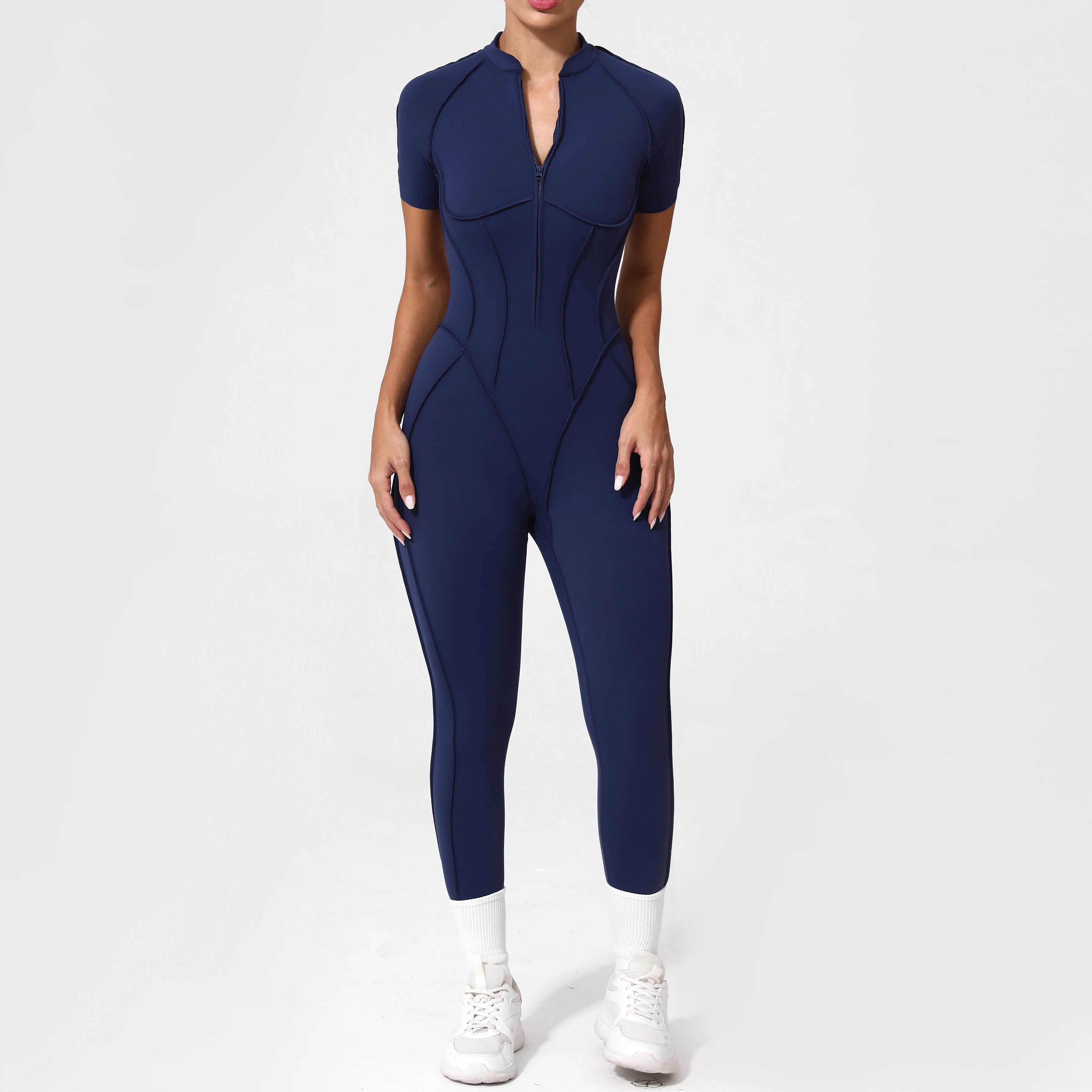 Zipper Back Bodysuit