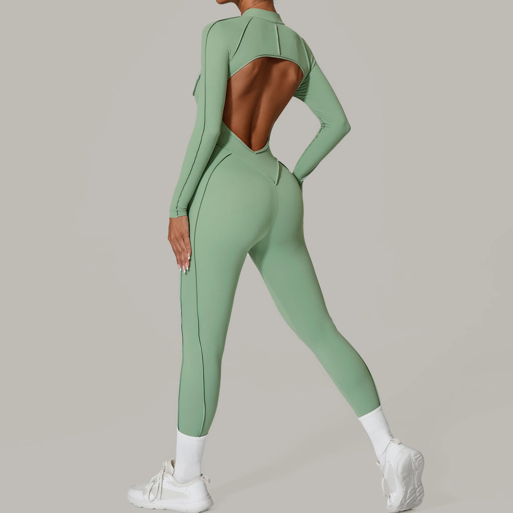 Backless Yoga Jumpsuit