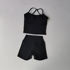 3-Piece Yoga Shorts Set