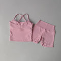 3-Piece Yoga Shorts Set