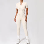 Zipper Back Bodysuit