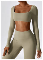 Long Sleeve Crop Top