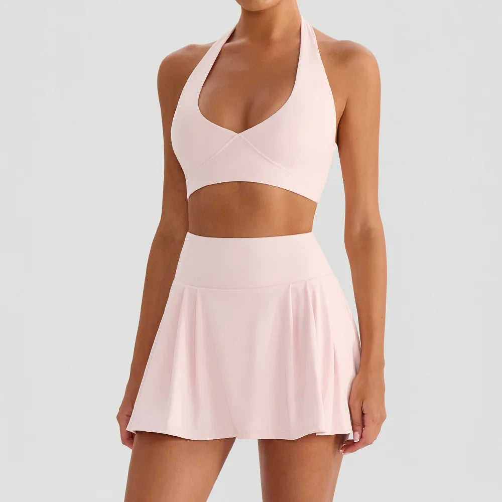 Yoga Bra & Flare Set