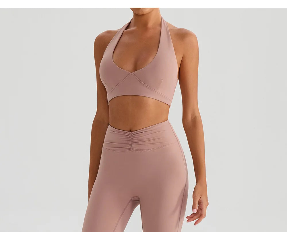 Yoga Bra & Flare Set