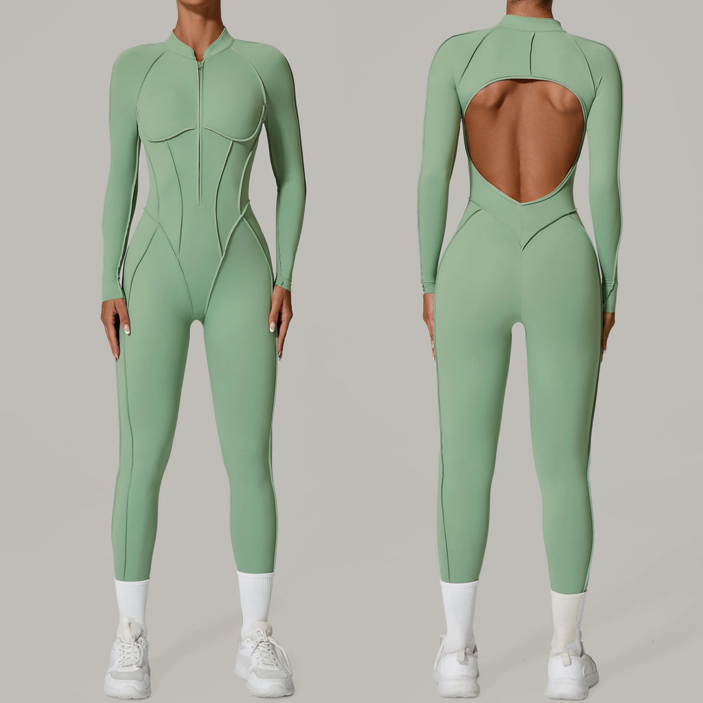 Backless Yoga Jumpsuit