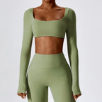 Long Sleeve Crop Top