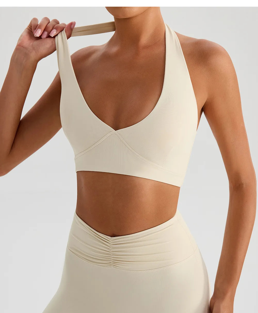 Yoga Bra & Flare Set