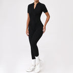 Zipper Back Bodysuit