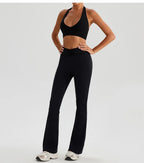 Yoga Bra & Flare Set