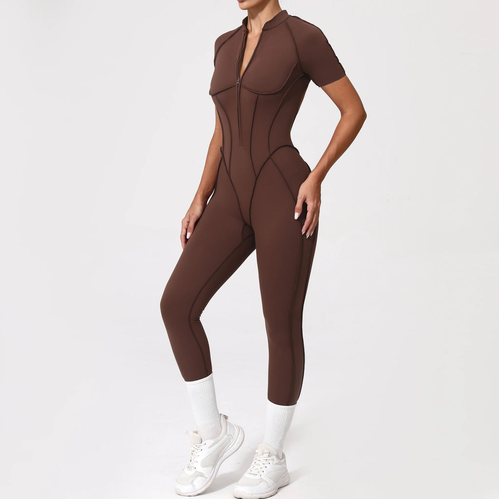 Zipper Back Bodysuit