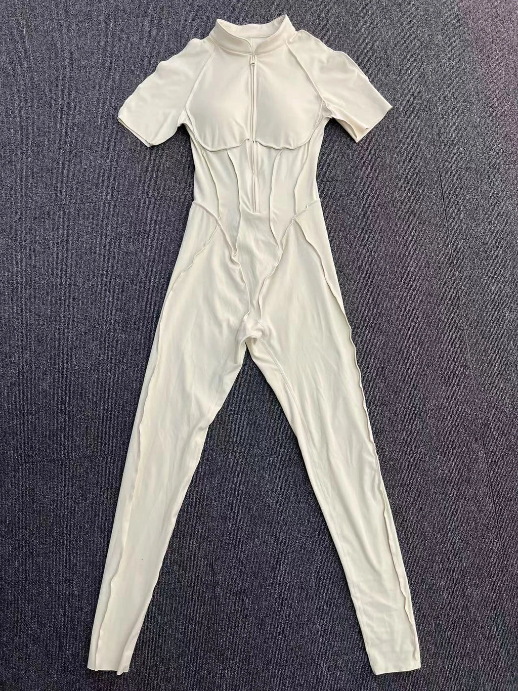 Zipper Back Bodysuit