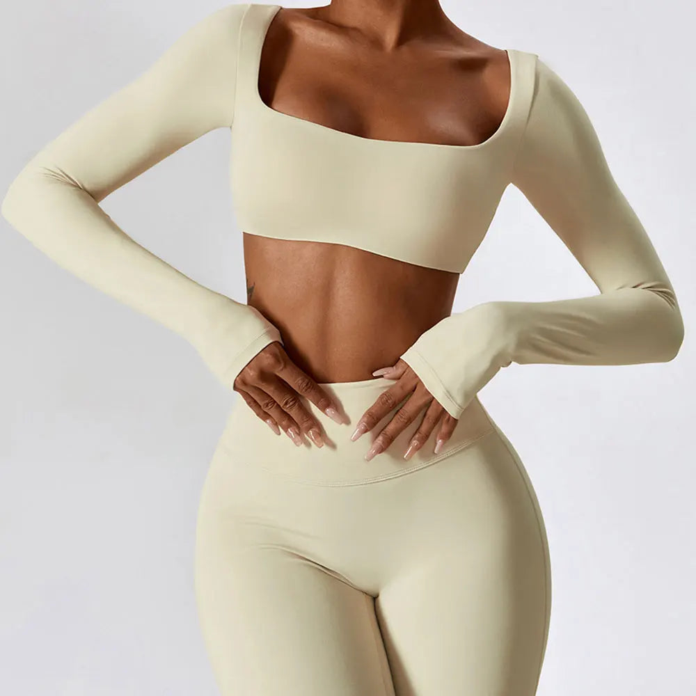 Long Sleeve Crop Top