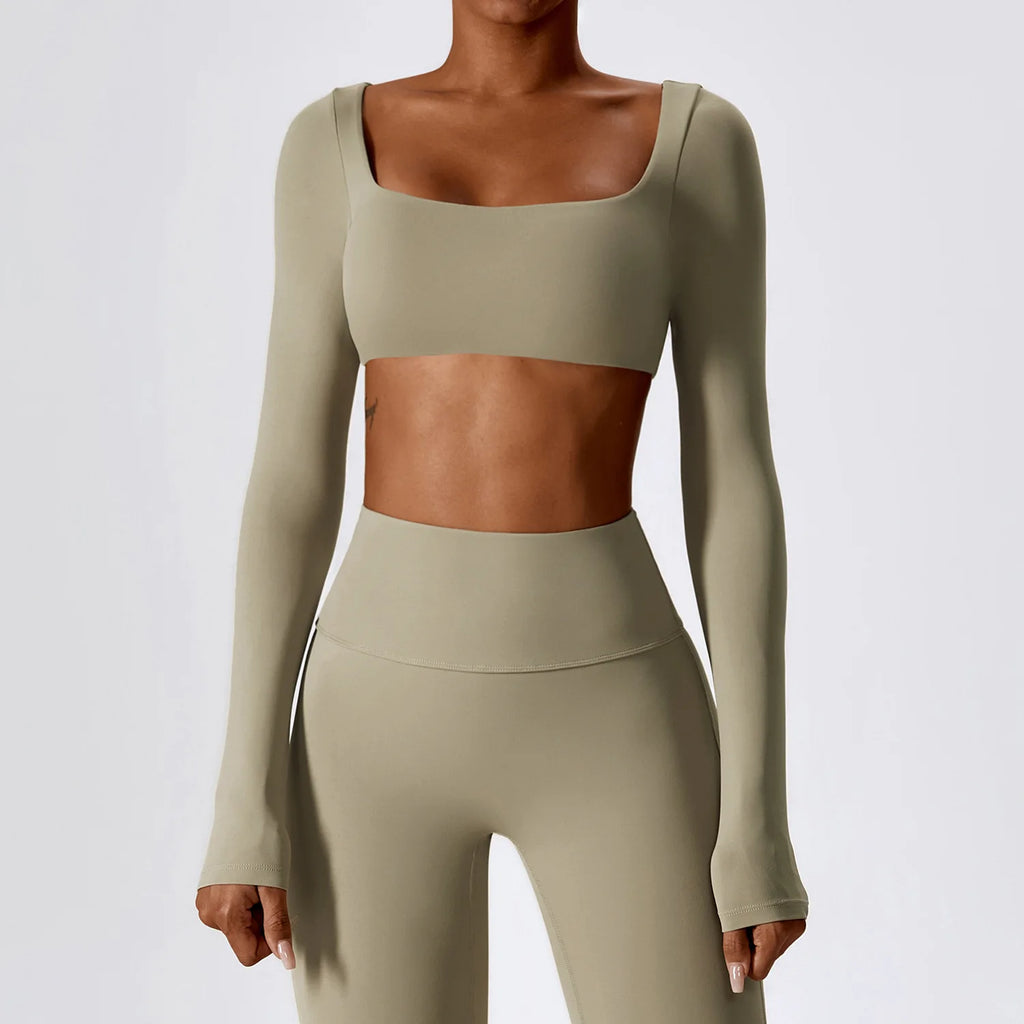 Long Sleeve Crop Top