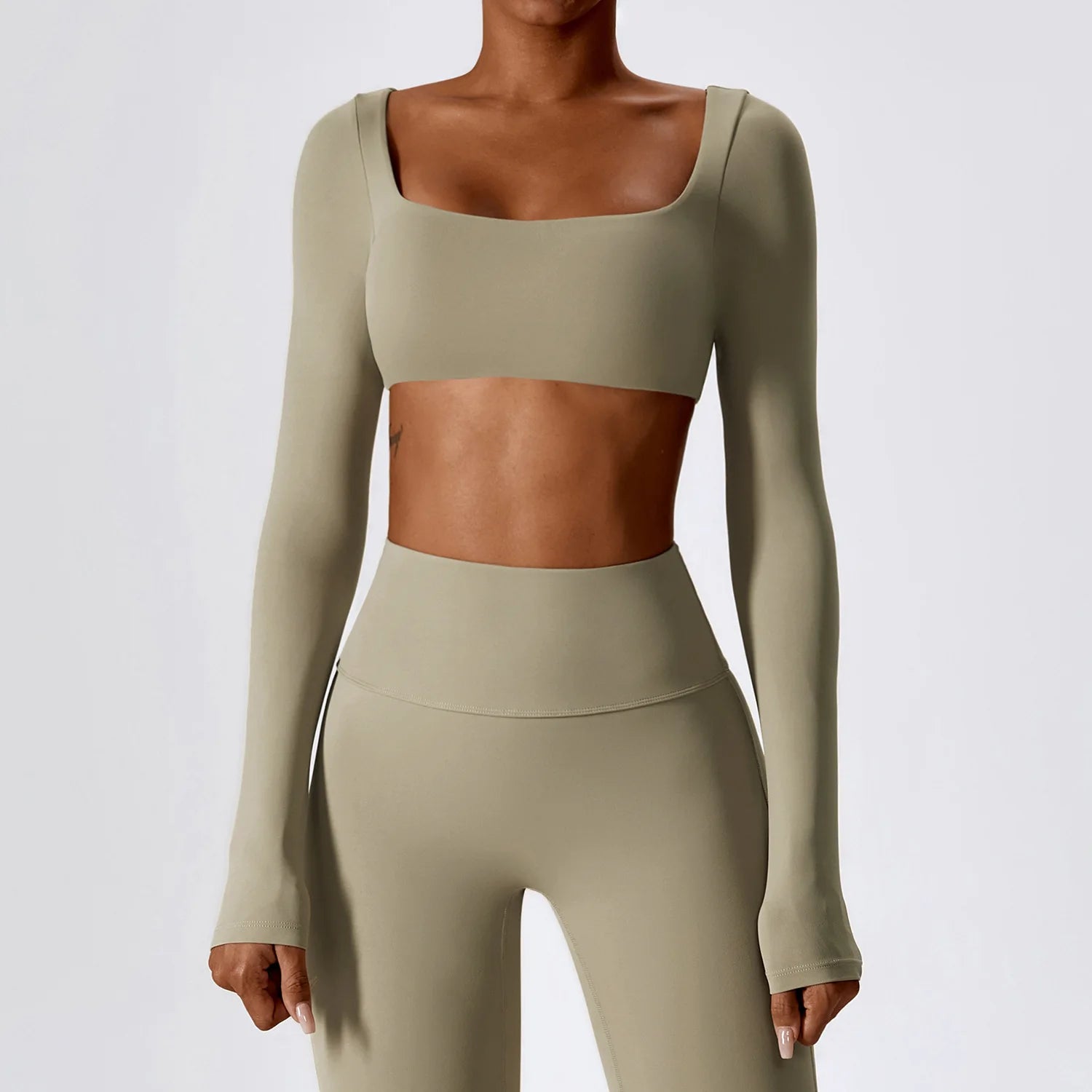Long Sleeve Crop Top
