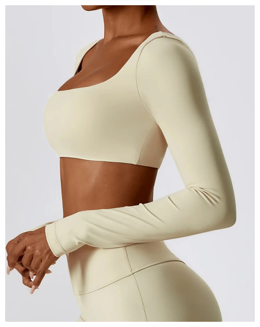 Long Sleeve Crop Top