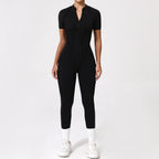 Zipper Back Bodysuit