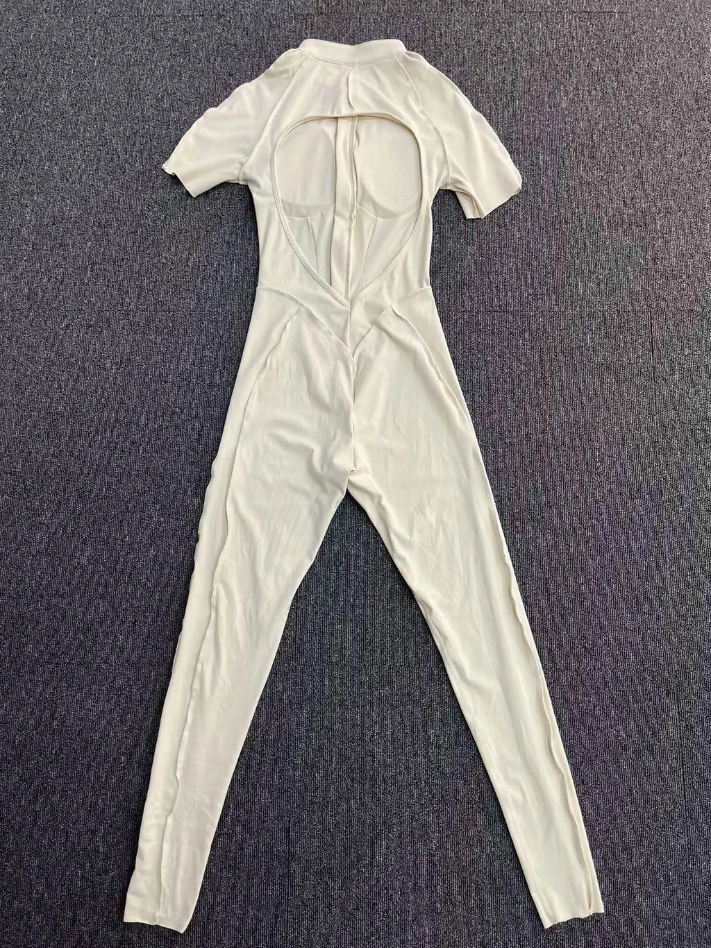 Zipper Back Bodysuit