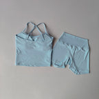 3-Piece Yoga Shorts Set