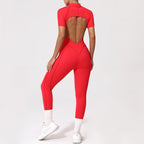 Zipper Back Bodysuit