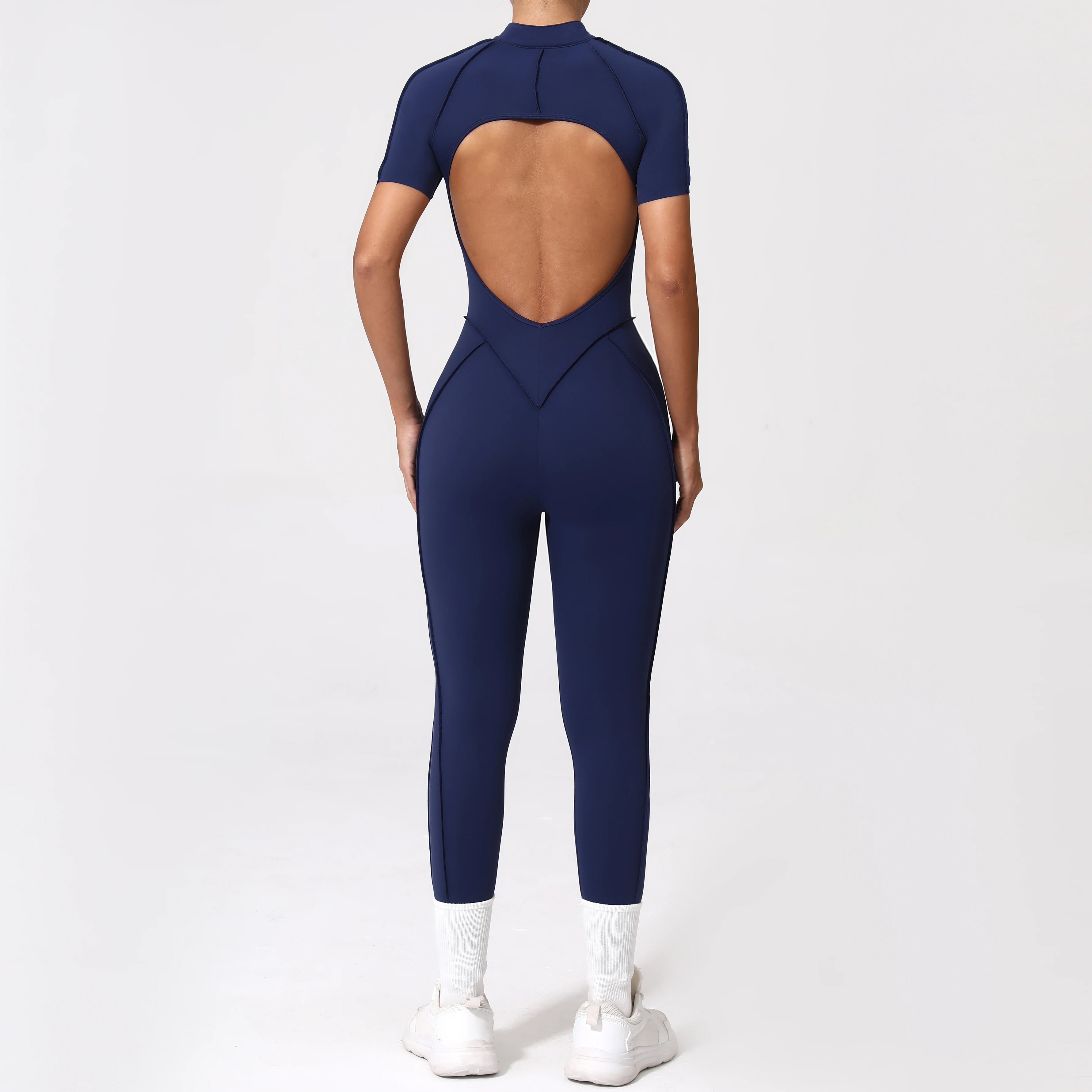 Zipper Back Bodysuit