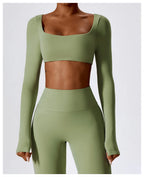 Long Sleeve Crop Top