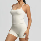 3-Piece Yoga Shorts Set