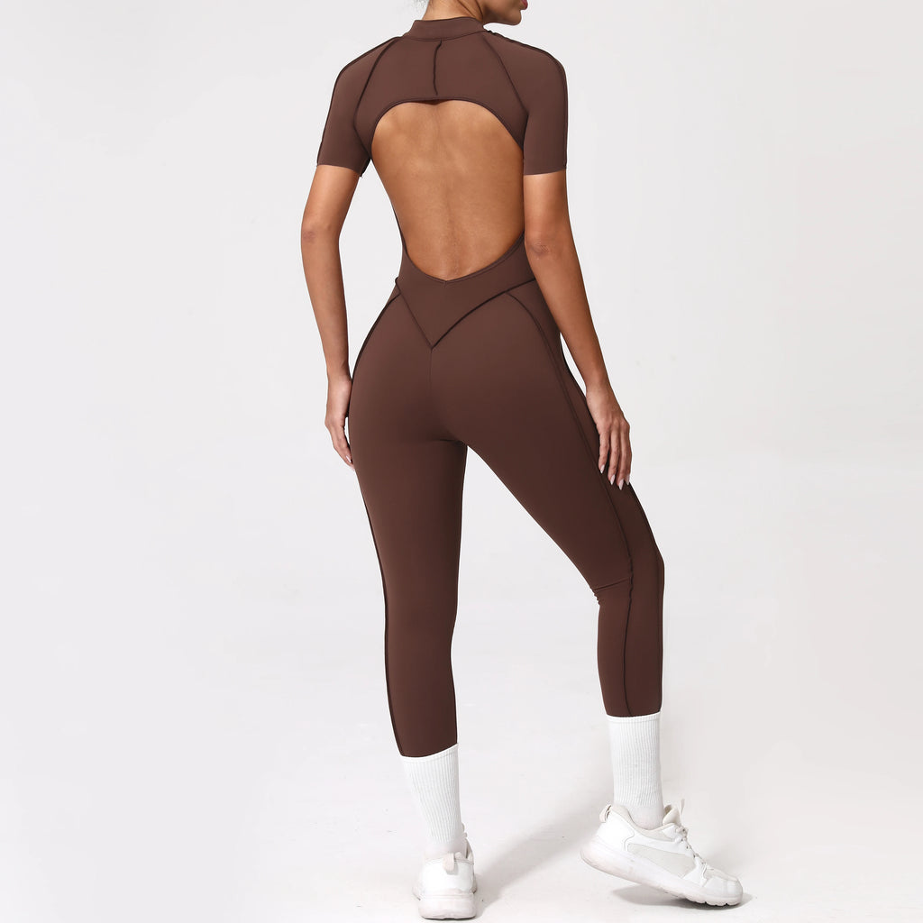 Zipper Back Bodysuit