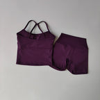 3-Piece Yoga Shorts Set