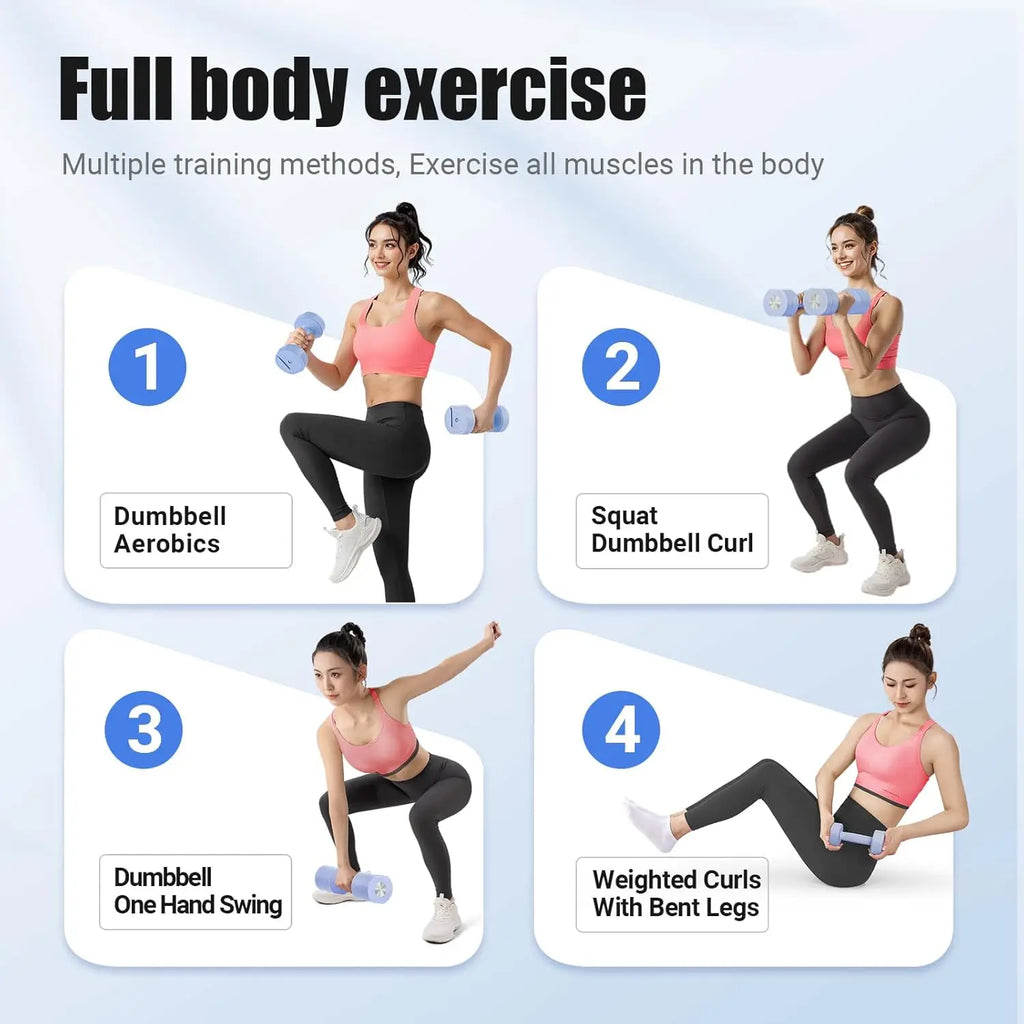 The LuxeTone™ Adjustable Dumbbells