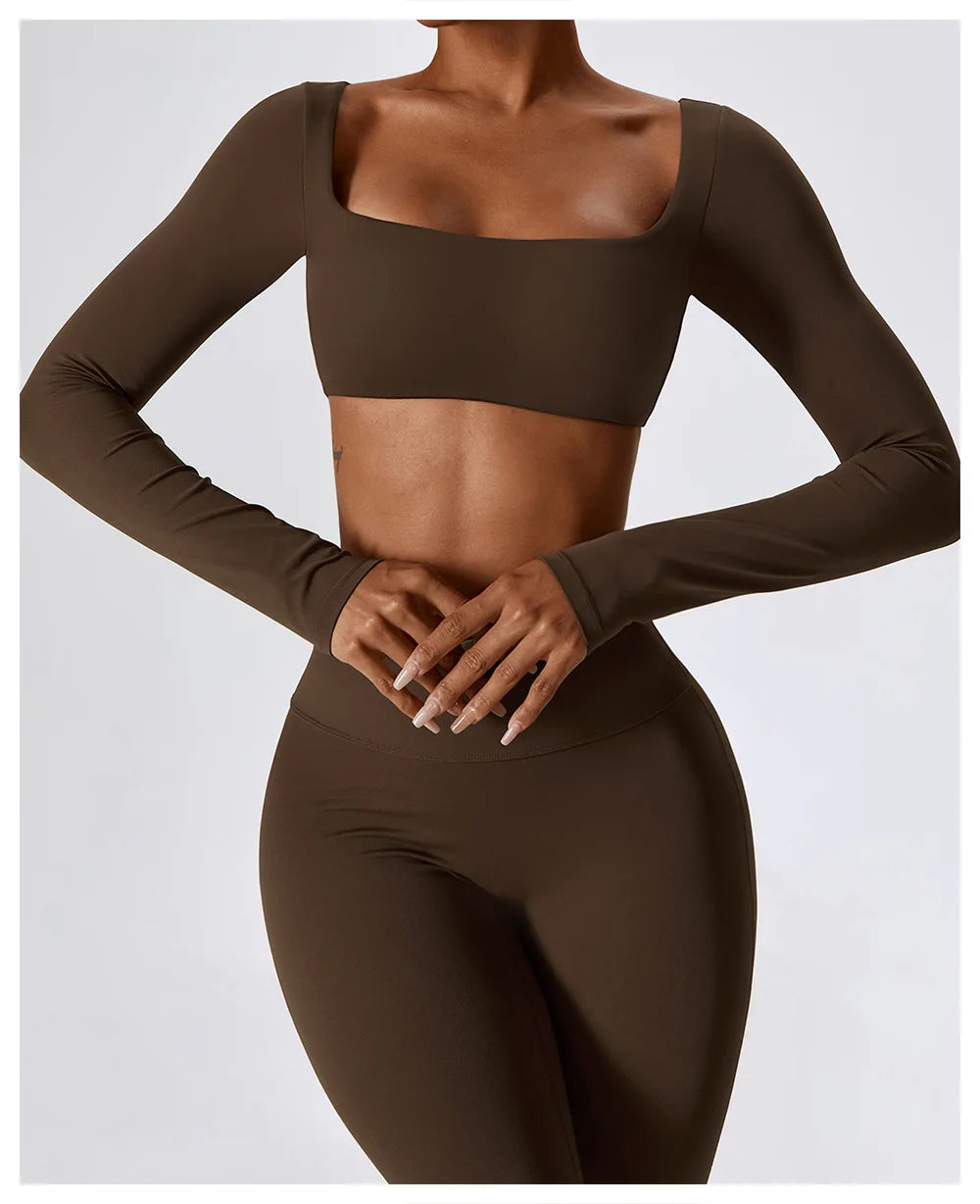 Long Sleeve Crop Top