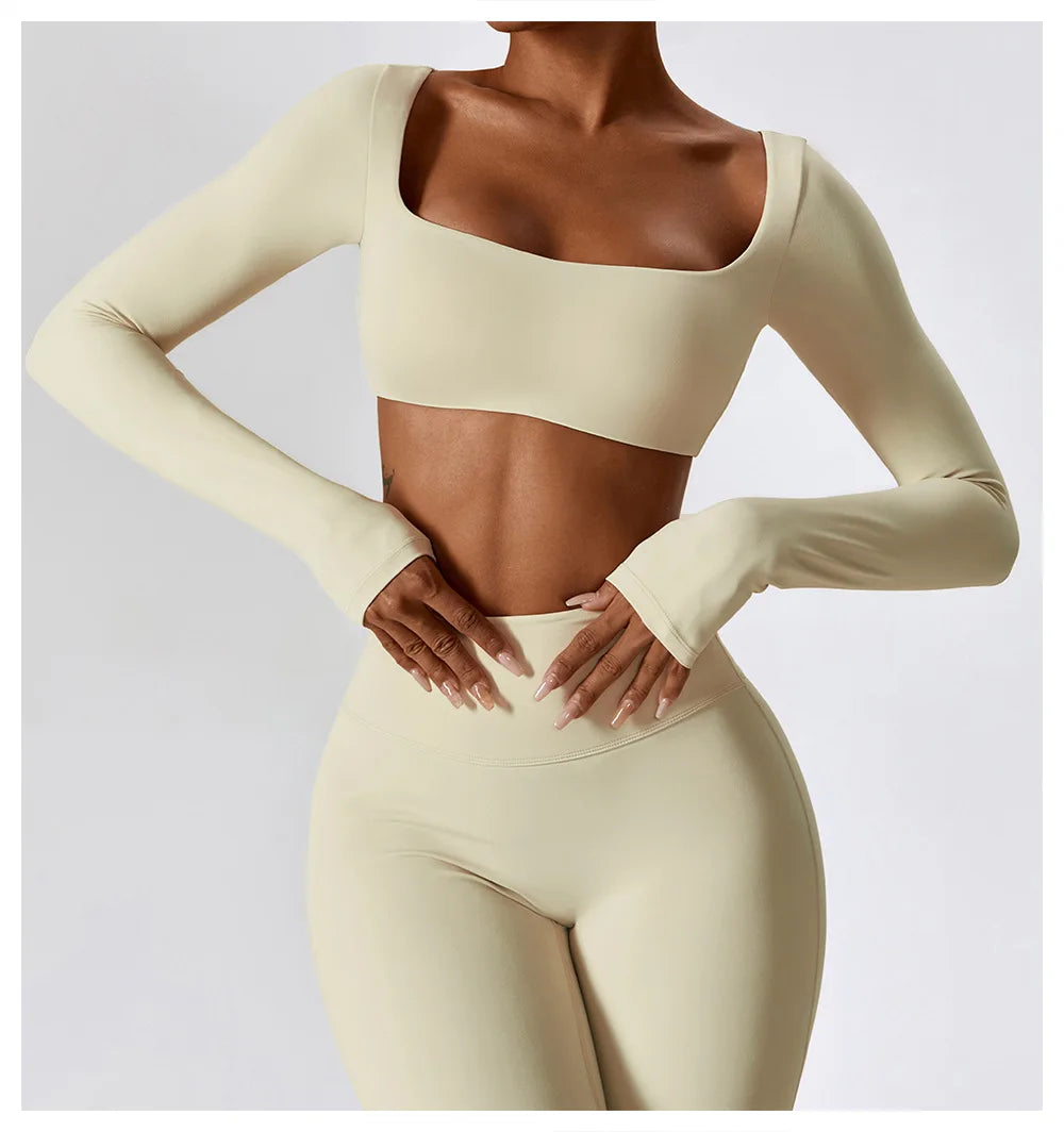 Long Sleeve Crop Top