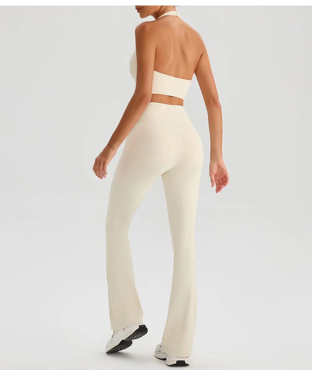 Yoga Bra & Flare Set