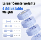 The LuxeTone™ Adjustable Dumbbells