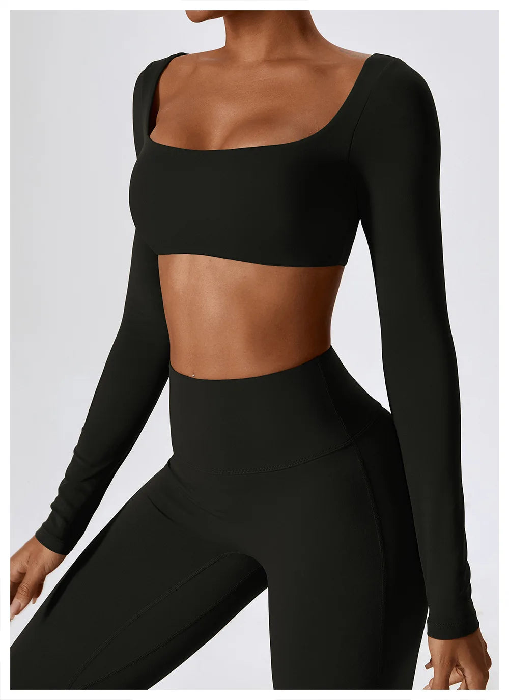 Long Sleeve Crop Top