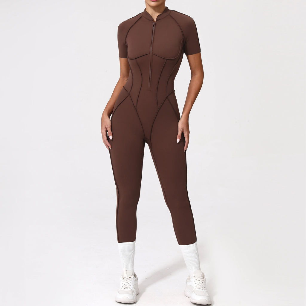 Zipper Back Bodysuit