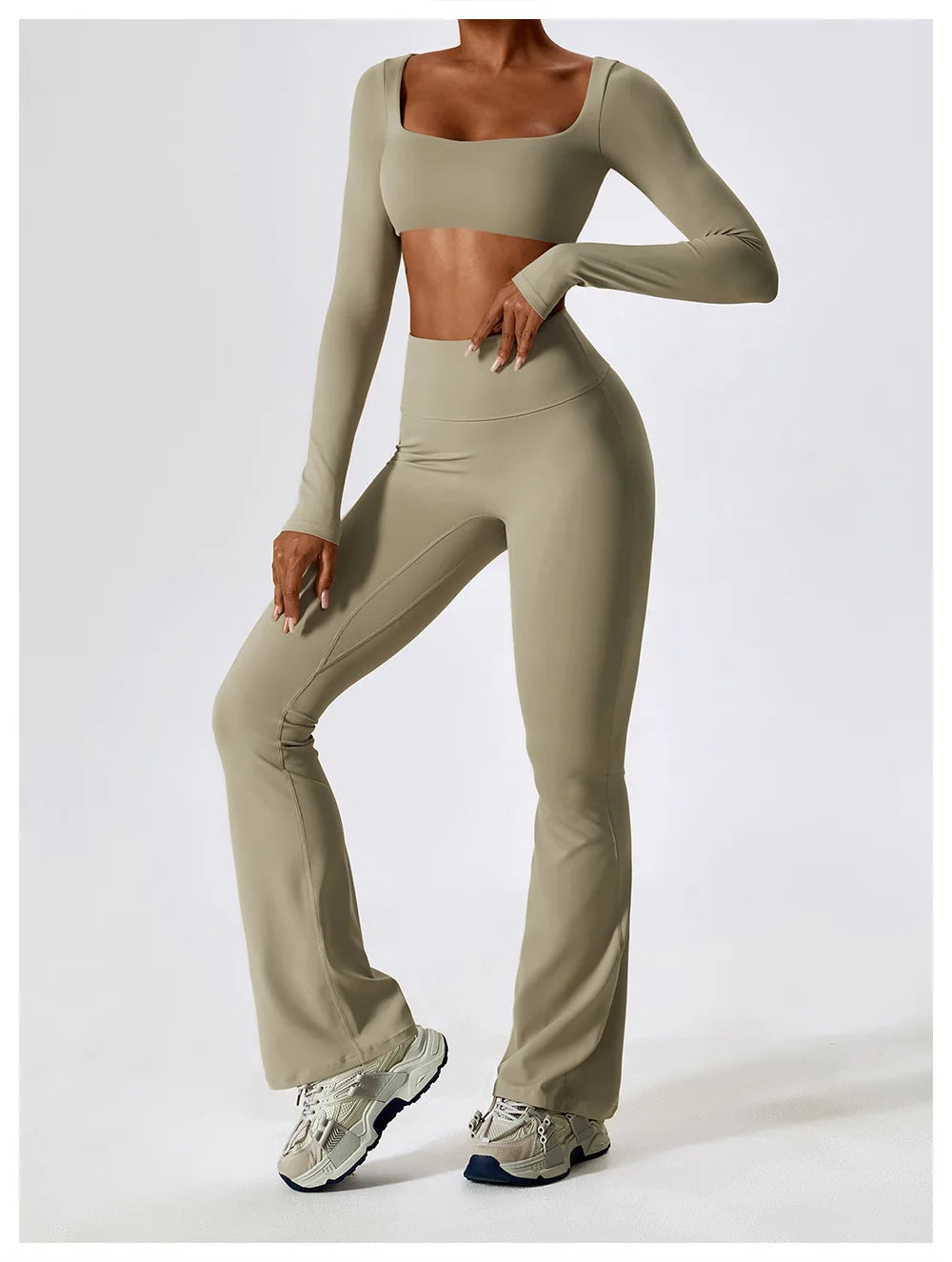 Long Sleeve Crop Top