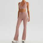 Yoga Bra & Flare Set